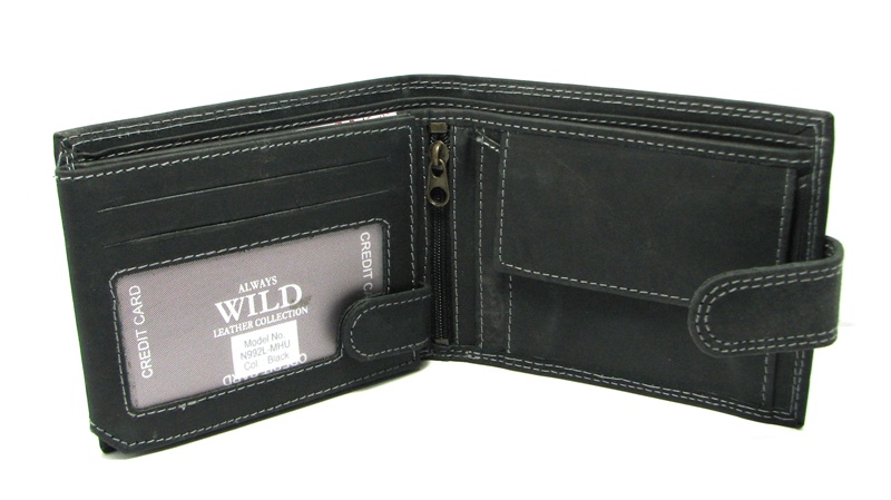 Кошелек мужской Always Wild N992L-MHU Black Кошелек мужской Always Wild N992L-MHU Black
